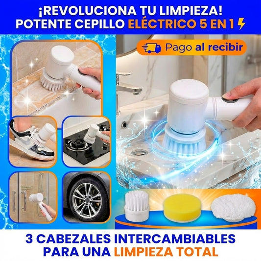 🏠 El Secreto para una Limpieza Rápida y Profunda -  Magic Brush 5 en 1 ✨🧽