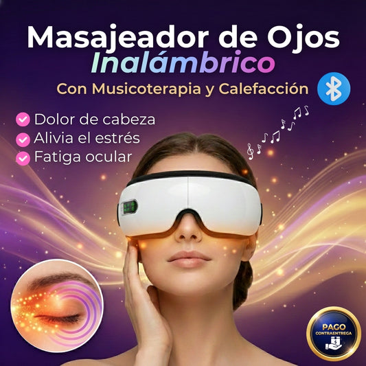 ¡Recarga tu Mente y Ojos con un Solo Toque! 💆‍♀️👀 Gafas Masajeadoras Eléctricas para Alivio Ocular + Pago al Recibir 🛍️💳