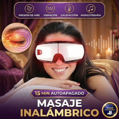 ¡Recarga tu Mente y Ojos con un Solo Toque! 💆‍♀️👀 Gafas Masajeadoras Eléctricas para Alivio Ocular + Pago al Recibir 🛍️💳