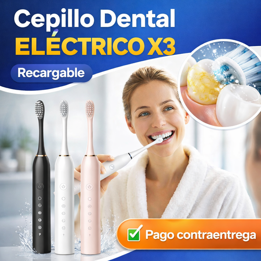🦷✨ Sonrisa Radiante: Cepillo Eléctrico 3 en 1
